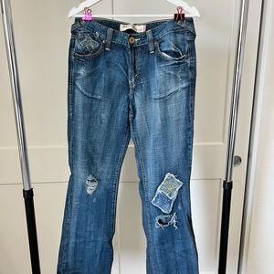 Low rise bootcut rare vintage Levi’s denim